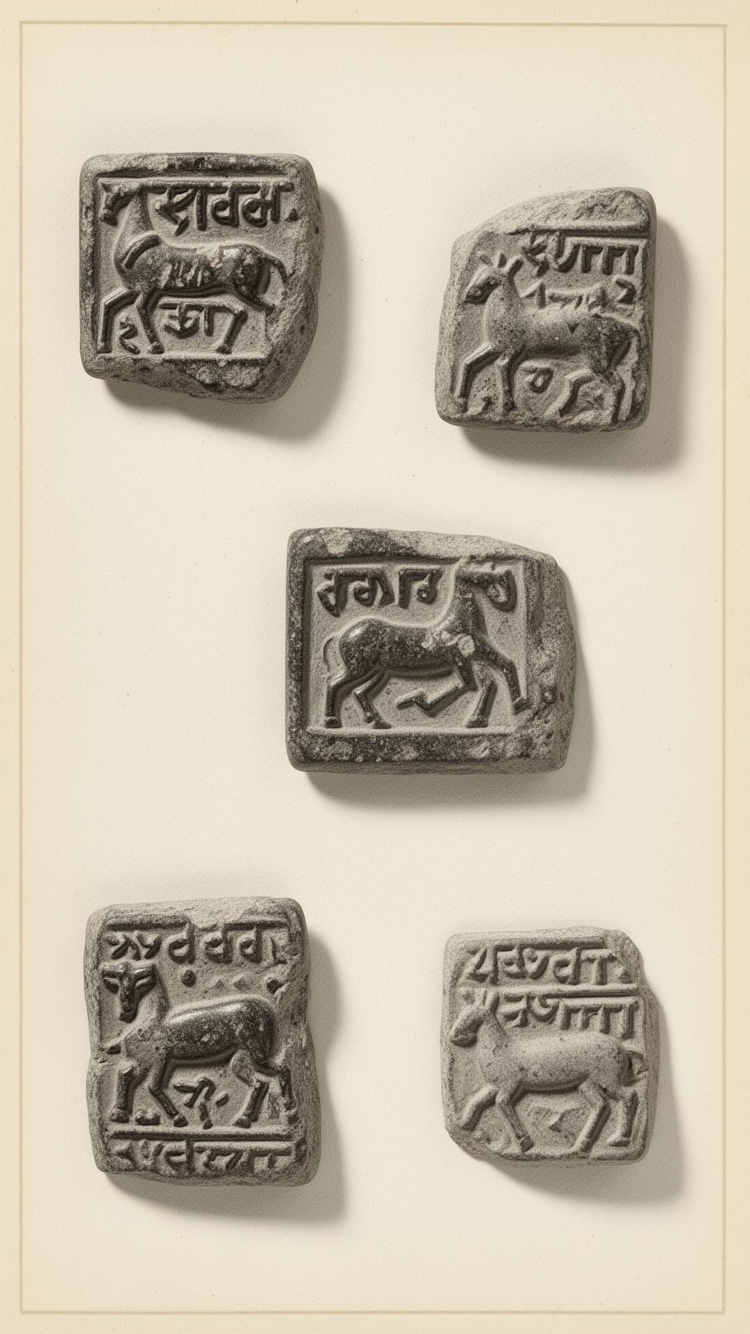 Visual study of Indus seals and their still-undeciphered script